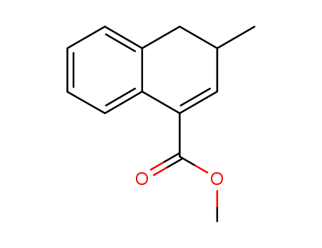Molecular Structure of 83810-60-0 (3-Methyl-3,4-dihydro-naphthalene-1-carboxylic acid methyl ester)