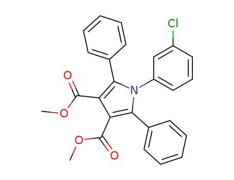 dimethyl 1-(m-chlorophenyl)-2,5-diphenylpyrrole-3,4-dicarboxylate