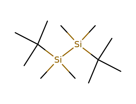 Molecular Structure of 63262-93-1 (t-butyl-(t-butyl2-silyl)dimethylsilane)