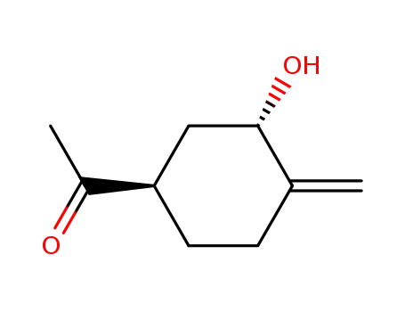 에타논, 1-(3-하이드록시-4-메틸렌사이클로헥실)-, 시스-(9CI)