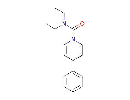 Molecular Structure of 87672-90-0 (N,N-diethyl-4-phenylpyridine-1(4H)-carboxamide)