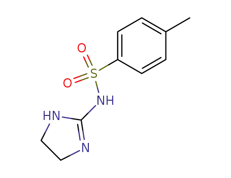 Benzenesulfonamide, N-(4,5-dihydro-1H-imidazol-2-yl)-4-methyl- (9CI)