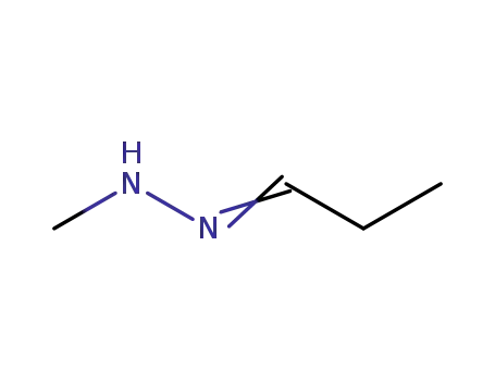 Molecular Structure of 20607-73-2 ((2Z)-1-methyl-2-propylidenehydrazine)