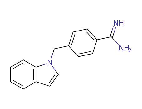 1-(4-amidinobenzyl)indole