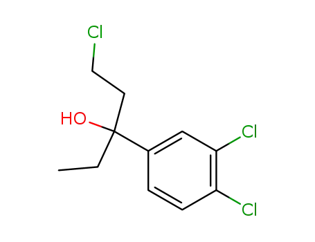 1-Chloro-3-(3,4-dichloro-phenyl)-pentan-3-ol
