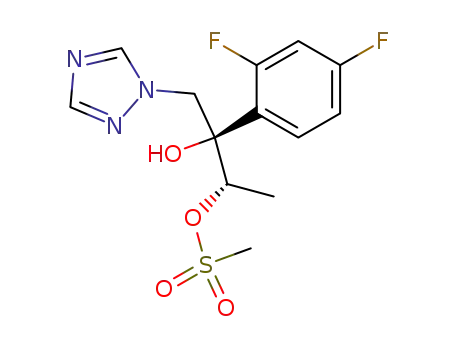 Methanesulfonic acid (1S,2R)-2-(2,4-difluoro-phenyl)-2-hydroxy-1-methyl-3-[1,2,4]triazol-1-yl-propyl ester