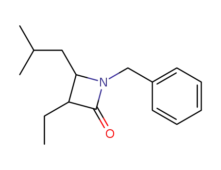 1-Benzyl-3-ethyl-4-isobutyl-azetidin-2-one