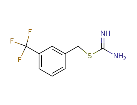 Molecular Structure of 792843-57-3 (2-(3-Trifluoromethyl-benzyl)-isothiourea)