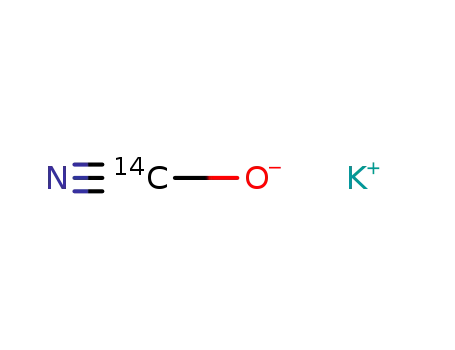 Molecular Structure of 67877-97-8 (POTASSIUM CYANATE, [14C])