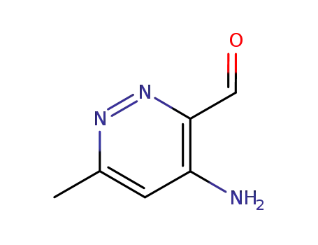 Molecular Structure of 80887-03-2 (3-Pyridazinecarboxaldehyde, 4-amino-6-methyl-)