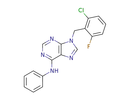 9-(2-chloro-6-fluorobenzyl)-6-anilinopurine