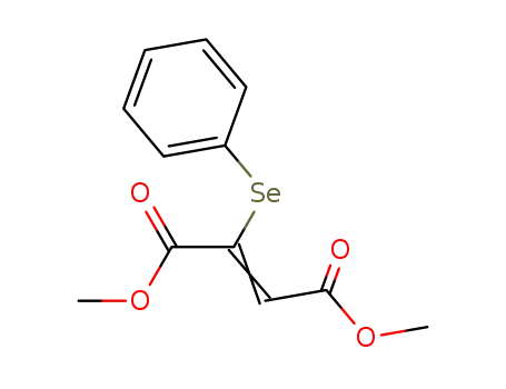 Molecular Structure of 15642-80-5 (Phenylselenoethylendicarbonsaeure-dimethylester)
