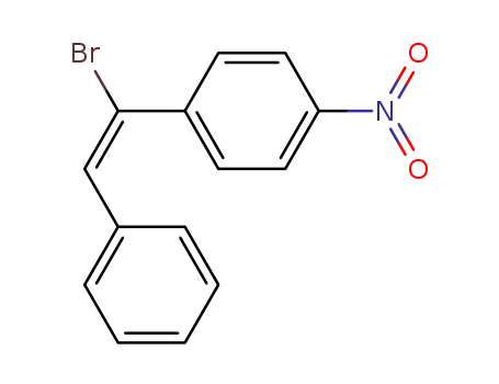 1-((E)-1-Bromo-2-phenyl-vinyl)-4-nitro-benzene