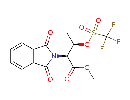 N-Phthaloyl-O-(trifluormethansulfonyl)-(2S,3R)-threonin-methylester
