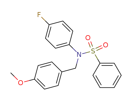 N-(4-Fluoro-phenyl)-N-(4-methoxy-benzyl)-benzenesulfonamide