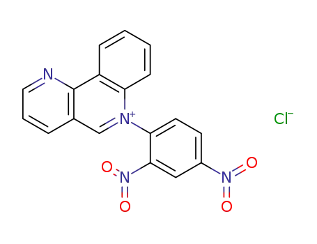 6-(2,4-dinitrophenyl)-1,6-benzo(h)naphthydrine chloride