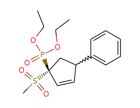 ((R)-1-Methanesulfonyl-4-phenyl-cyclopent-2-enyl)-phosphonic acid diethyl ester