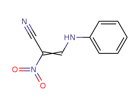 Molecular Structure of 6123-71-3 (2-Propenenitrile, 2-nitro-3-(phenylamino)-)