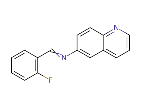 N-(2-fluorobenzylidene)quinoline-6-amine