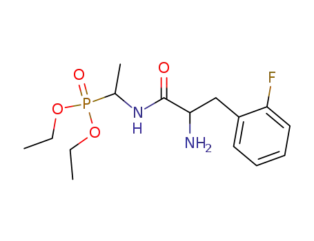 diethyl N-(o-fluorophenyl-DL-alanyl)-1-aminoethylphosphonate
