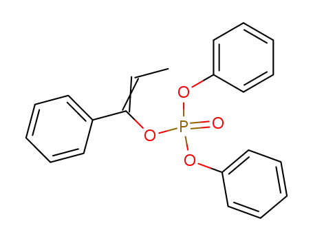 Molecular Structure of 88875-37-0 (Phosphoric acid, diphenyl 1-phenyl-1-propenyl ester)