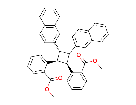 dimethyl 2,2'-<t-3,t-4-di(naphthalen-2-yl)cyclobutane-r-1,c-2-diyl>dibenzoate