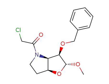 1-((2R,3R,3aR,6aS)-3-Benzyloxy-2-methoxy-hexahydro-furo[3,2-b]pyrrol-4-yl)-2-chloro-ethanone
