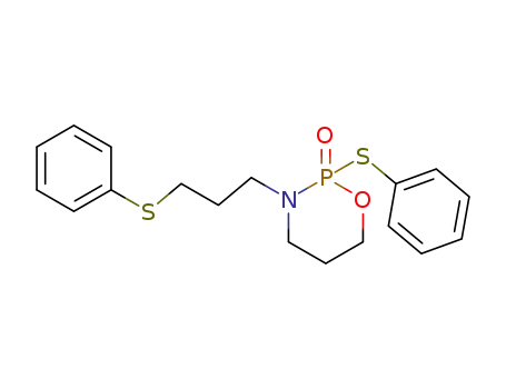 2-Phenylsulfanyl-3-(3-phenylsulfanyl-propyl)-[1,3,2]oxazaphosphinane 2-oxide