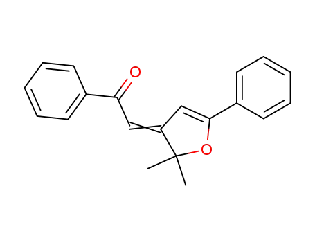 Molecular Structure of 63838-74-4 (Ethanone, 2-(2,2-dimethyl-5-phenyl-3(2H)-furanylidene)-1-phenyl-)