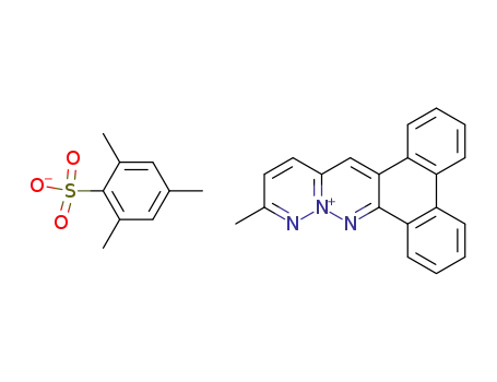 2,4,6-Trimethyl-benzenesulfonate11-methyl-9,10-diaza-9a-azonia-benzo[b]triphenylene;