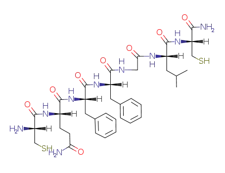 H-Cys-Gln-Phe-Phe-Gly-Leu-Cys-NH<sub>2</sub>