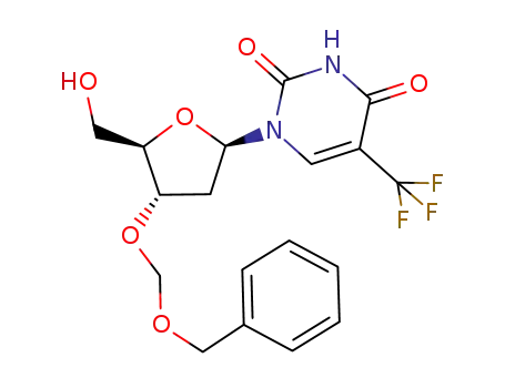 1-((2R,4S,5R)-4-Benzyloxymethoxy-5-hydroxymethyl-tetrahydro-furan-2-yl)-5-trifluoromethyl-1H-pyrimidine-2,4-dione