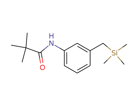 2,2-Dimethyl-N-(3-trimethylsilanylmethyl-phenyl)-propionamide