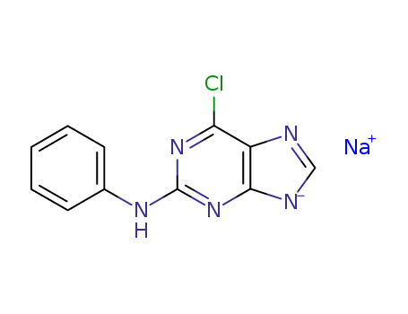 2-anilino-6-chloropurine sodium salt