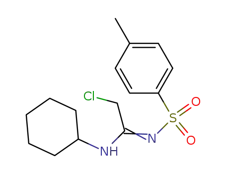 N-(cyclohexyl)-N'-(p-toluenesulfonyl)-2-chloroacetamidine