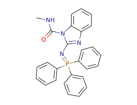 1H-Benzimidazole-1-carboxamide, N-methyl-2-[(triphenylphosphoranylidene)amino]-