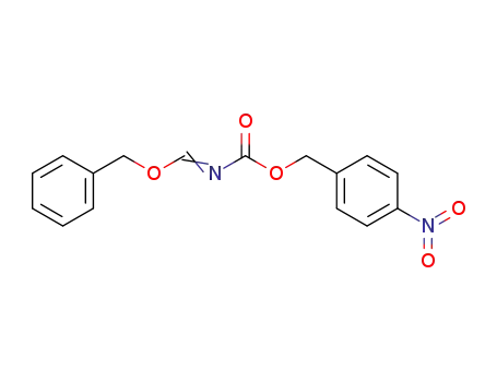 Molecular Structure of 85737-66-2 (N-(N'-p-nitrobenzyloxycarbonyl) benzyl formimidate)