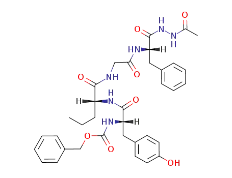 [(S)-1-[(R)-1-({[(S)-2-(N'-Acetyl-hydrazino)-1-benzyl-2-oxo-ethylcarbamoyl]-methyl}-carbamoyl)-butylcarbamoyl]-2-(4-hydroxy-phenyl)-ethyl]-carbamic acid benzyl ester