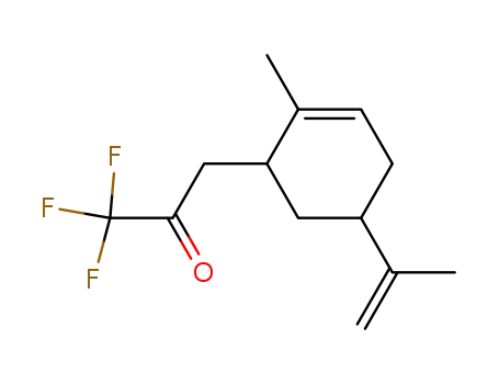 1,1,1-Trifluoro-3-(5-isopropenyl-2-methyl-cyclohex-2-enyl)-propan-2-one