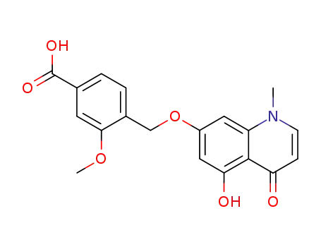 4-(5-Hydroxy-1-methyl-4-oxo-1,4-dihydro-quinolin-7-yloxymethyl)-3-methoxy-benzoic acid