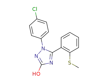 1-(4-Chloro-phenyl)-5-(2-methylsulfanyl-phenyl)-1H-[1,2,4]triazol-3-ol