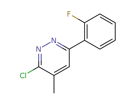 3-Chloro-6-(2-fluoro-phenyl)-4-methyl-pyridazine