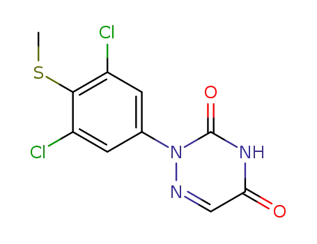 1,2,4-Triazine-3,5(2H,4H)-dione, 2-[3,5-dichloro-4-(methylthio)phenyl]-