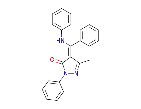 3H-Pyrazol-3-one,
2,4-dihydro-5-methyl-2-phenyl-4-[phenyl(phenylamino)methylene]-, (Z)-