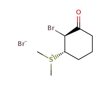 ((1S,2S)-2-Bromo-3-oxo-cyclohexyl)-dimethyl-sulfonium; bromide