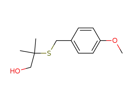 1-Propanol, 2-[[(4-methoxyphenyl)methyl]thio]-2-methyl-