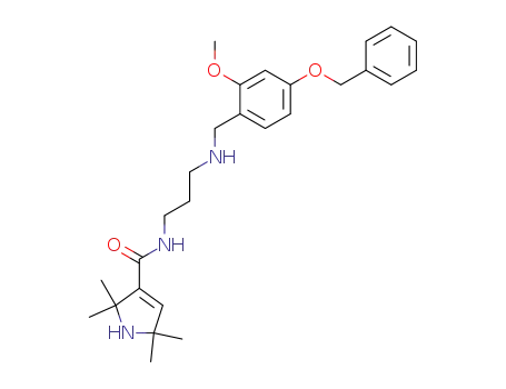 2,2,5,5-Tetramethyl-2,5-dihydro-1H-pyrrole-3-carboxylic acid [3-(4-benzyloxy-2-methoxy-benzylamino)-propyl]-amide