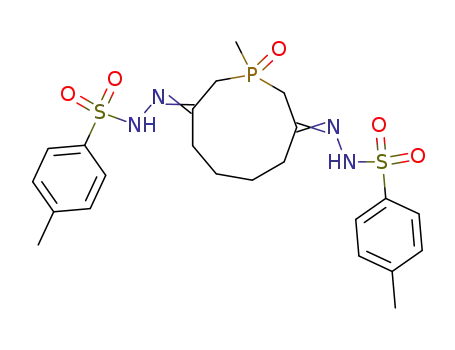 1-methyl-3,8-phosphonanedione 1-oxide bis(tosylhydrazone)