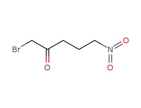 1-(bromo)-5-(nitro)-pentane-2-one