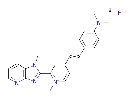 C<sub>24</sub>H<sub>27</sub>N<sub>5</sub><sup>(2+)</sup>*2I<sup>(1-)</sup>